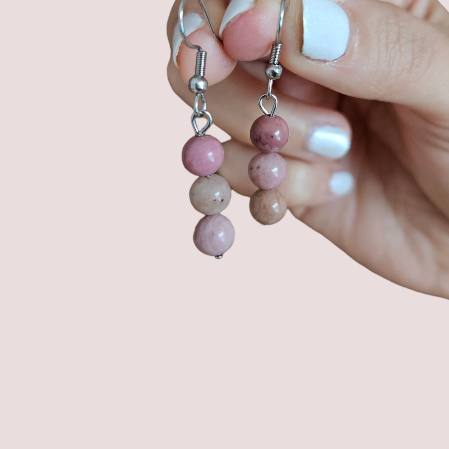 Caravanas rodocrosita