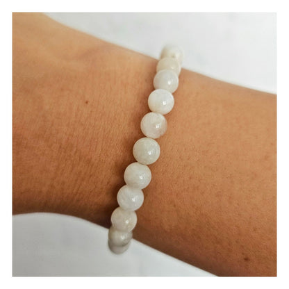 Pulsera piedra de la luna 6mm