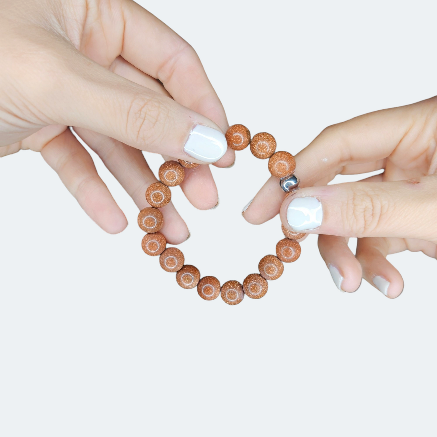 Pulsera piedra del sol 10mm