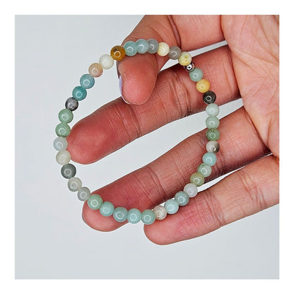 Pulsera amazonita 4mm