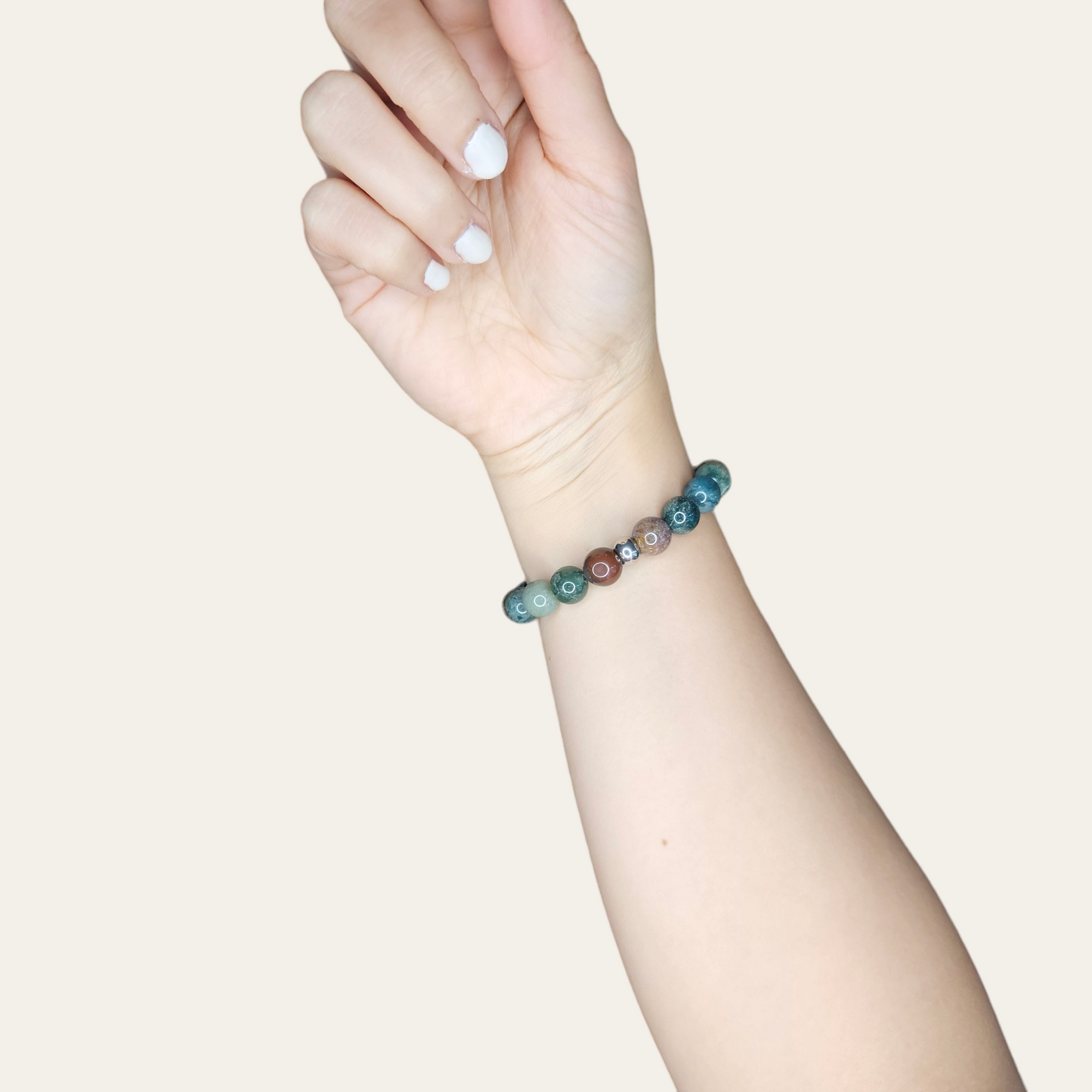 Pulsera agata india 10mm