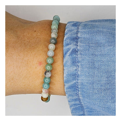 Pulsera amazonita 4mm