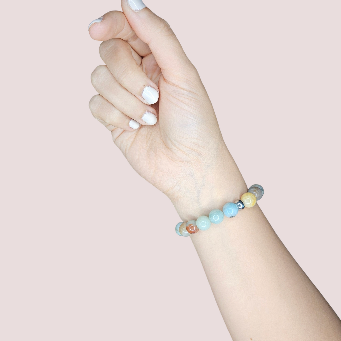 Pulsera amazonita 10mm