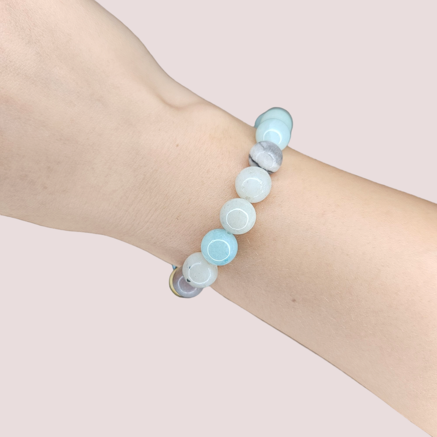 Pulsera amazonita 10mm