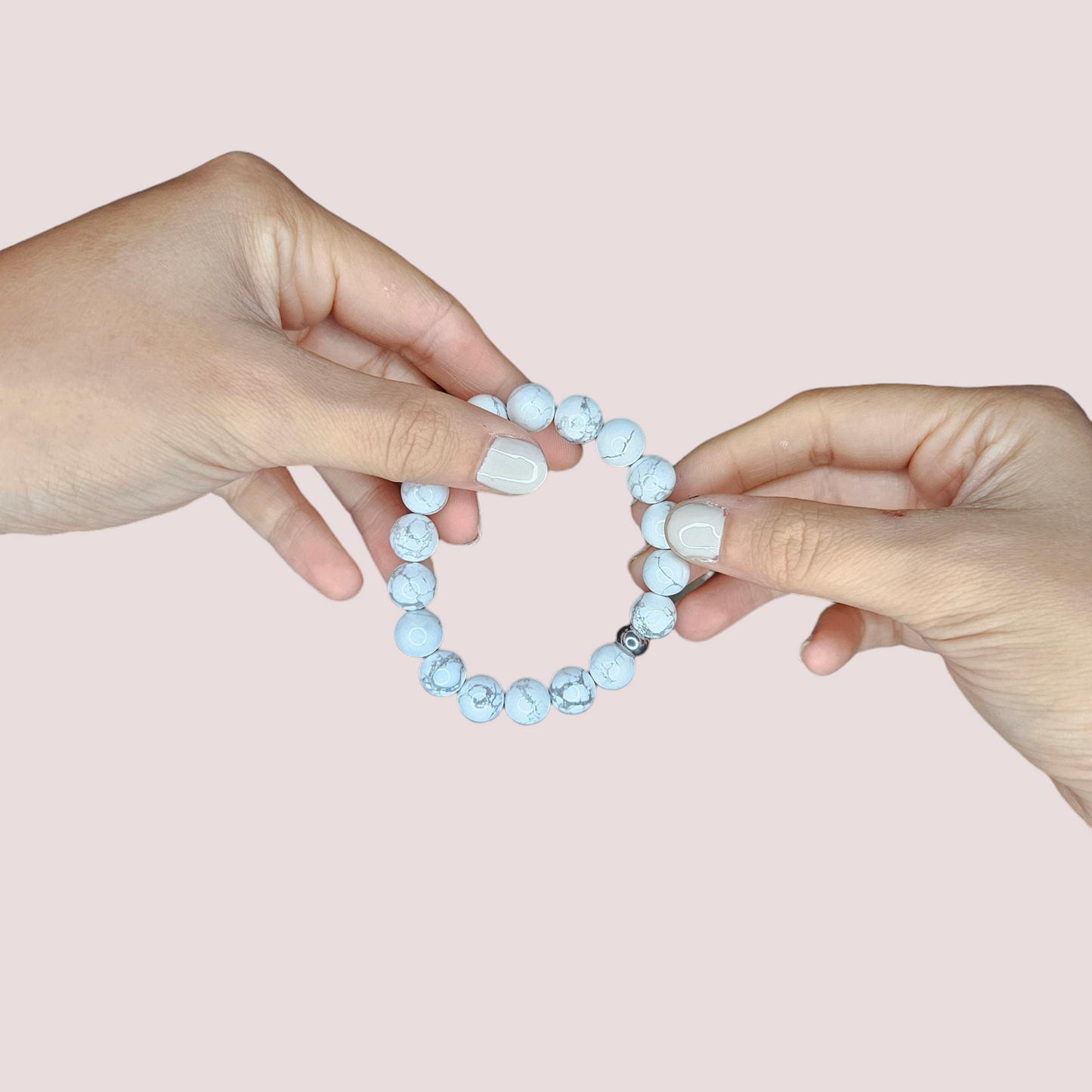 Pulsera howlita 10mm