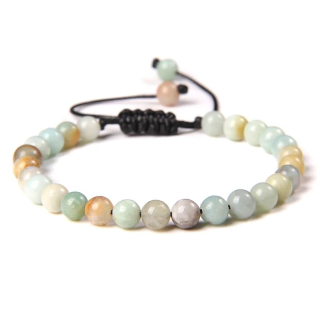 Pulsera amazonita 6mm