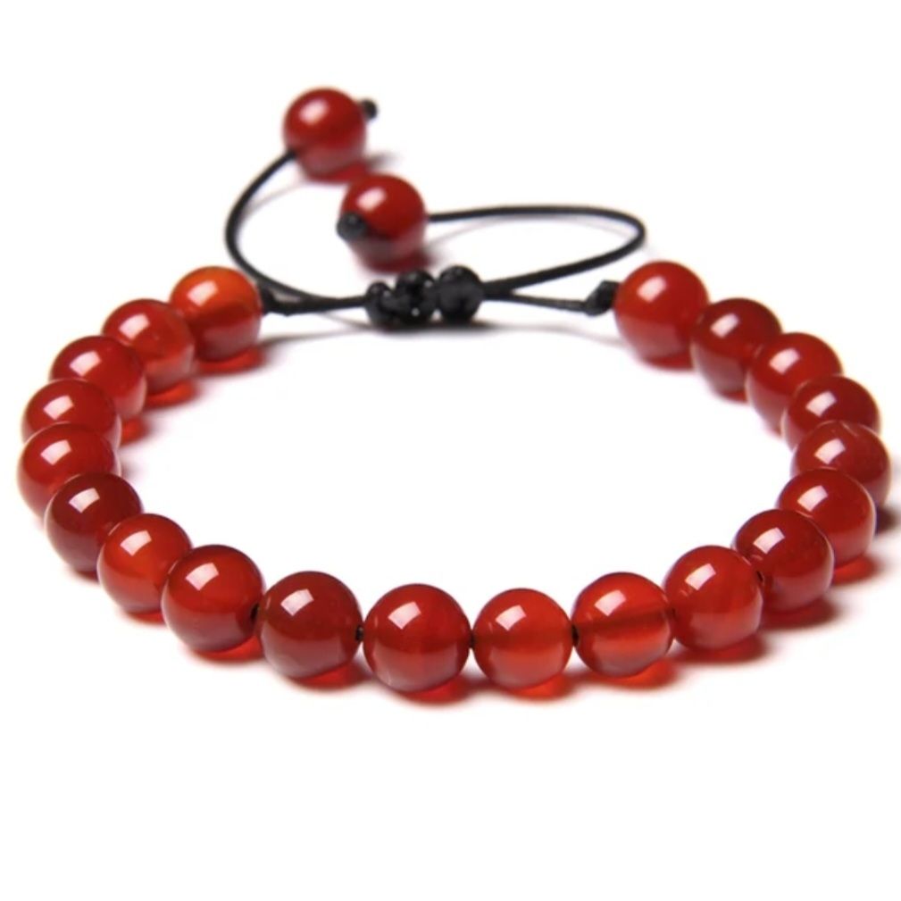 Pulsera cornalina 8mm
