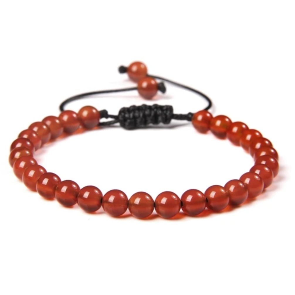 Pulsera cornalina 6mm