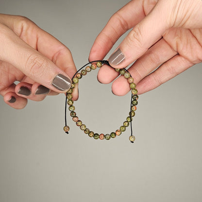 Pulsera unakita 4mm ajustable