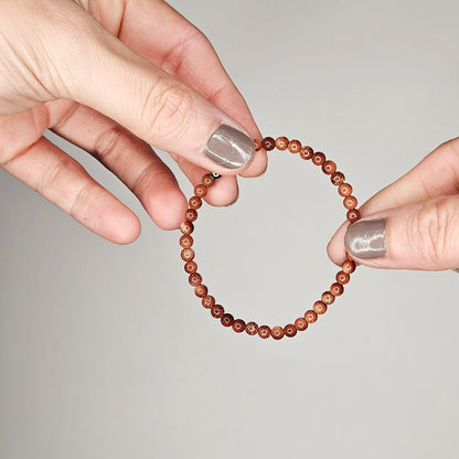 Pulsera piedra del sol 4mm