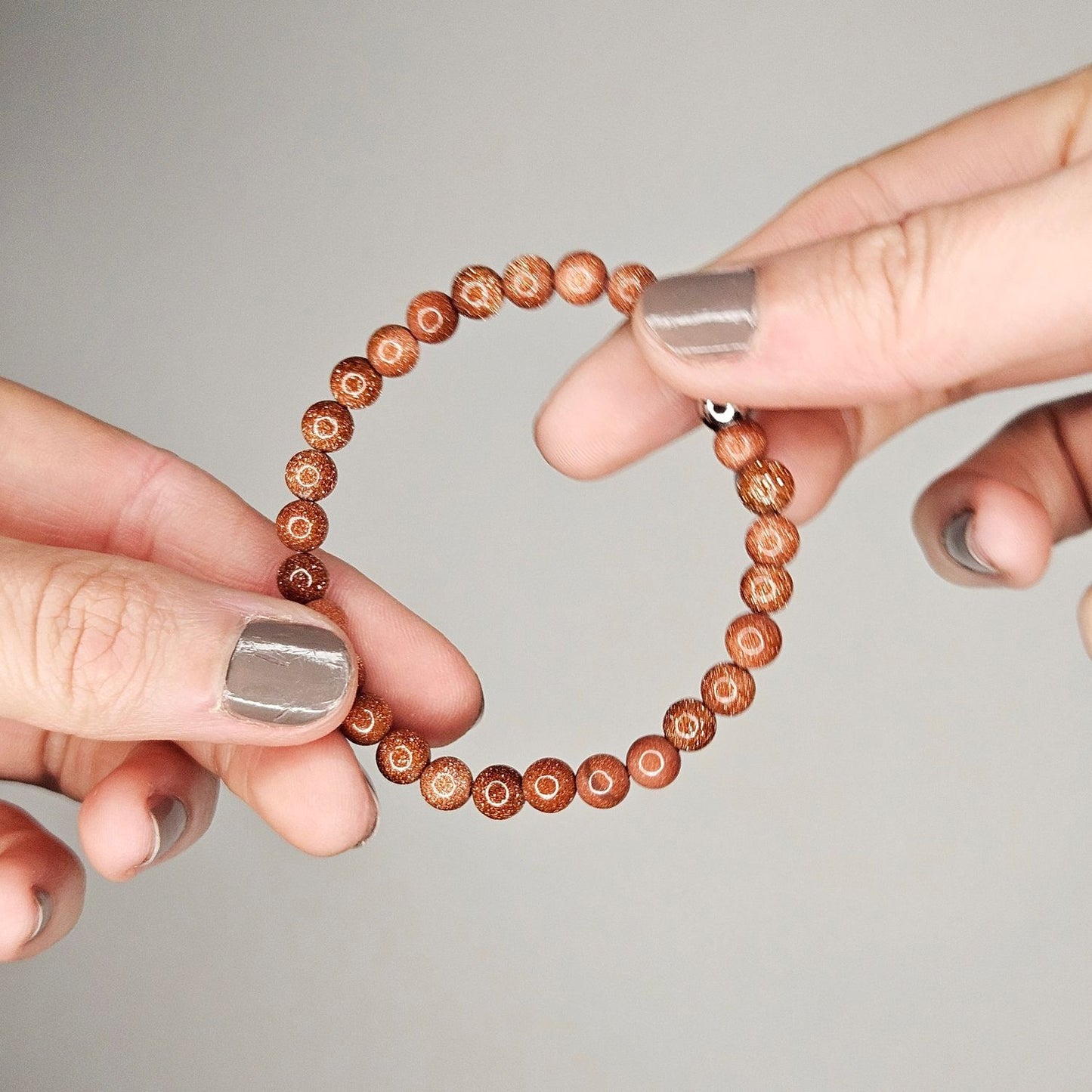 Pulsera piedra del sol 6mm