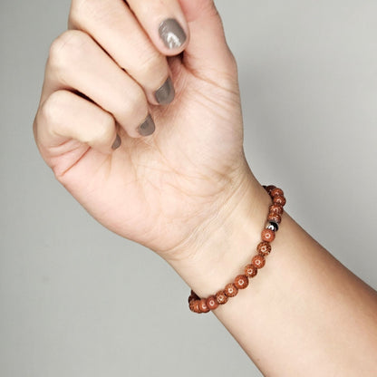 Pulsera piedra del sol 6mm