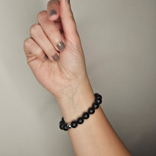 Pulsera turmalina 10mm