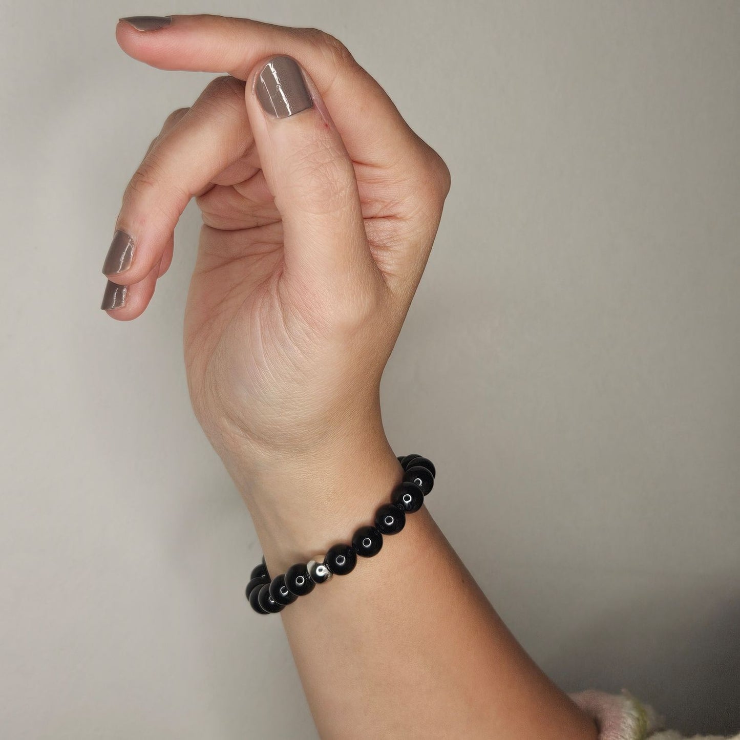 Pulsera turmalina 10mm