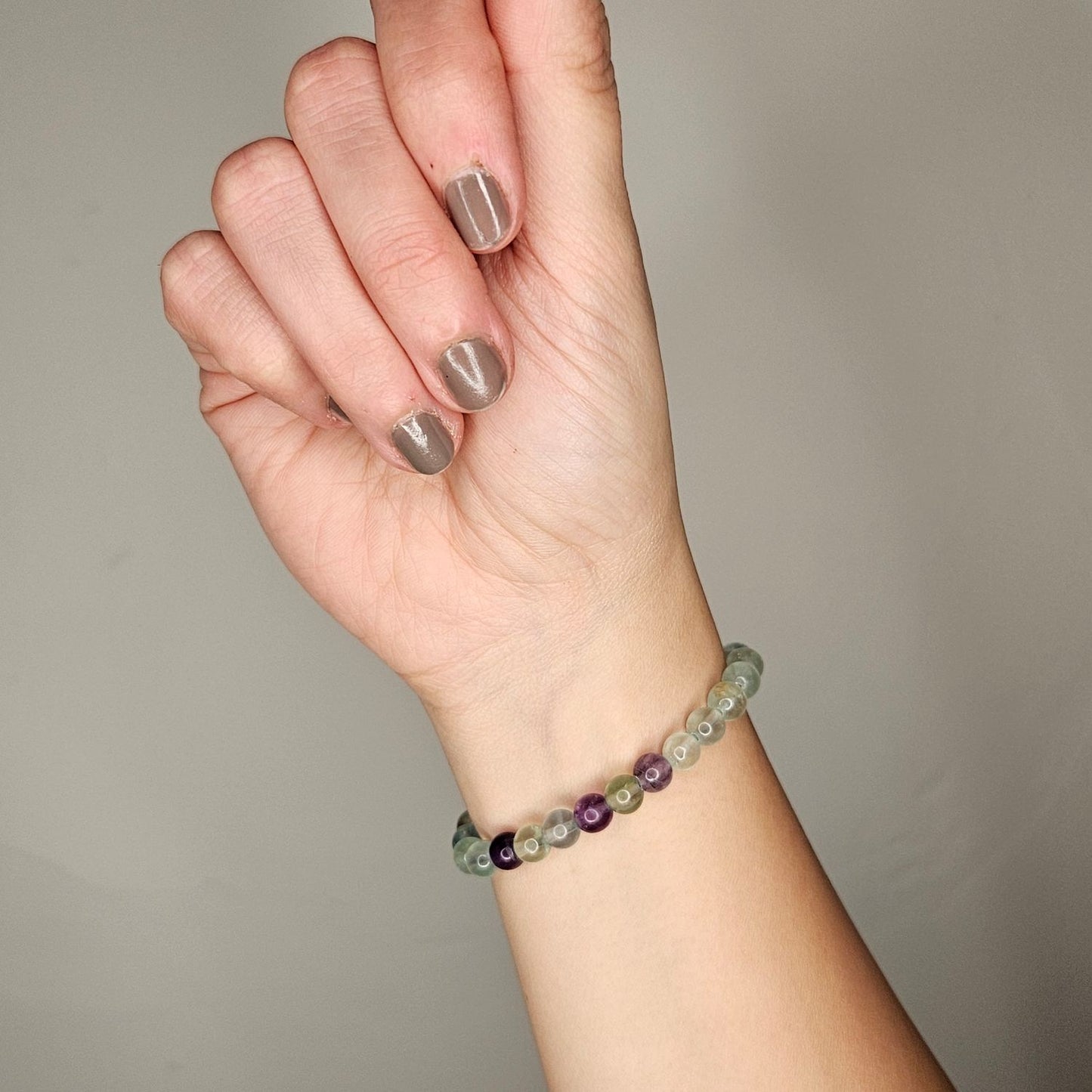 Pulsera fluorita 6mm