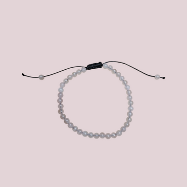 Pulsera cuarzo rosa 4mm