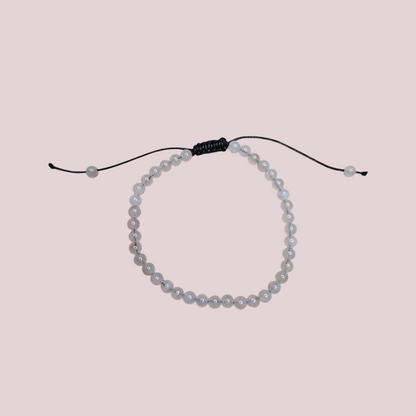 Pulsera cuarzo rosa 4mm