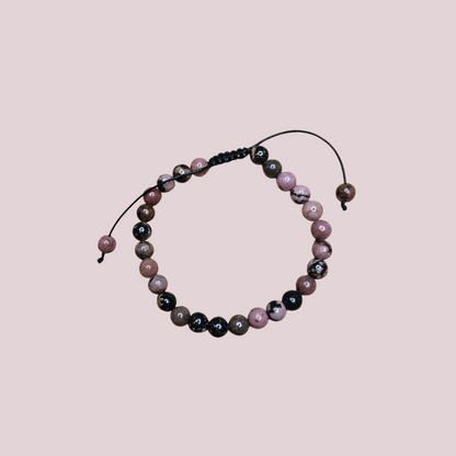 Pulsera rodonita 6mm