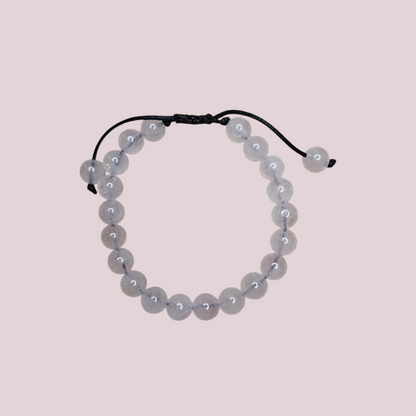Pulsera cuarzo rosa 8mm