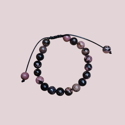 Pulsera rodonita 8mm