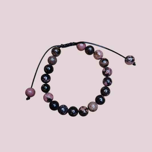 Pulsera rodonita 8mm