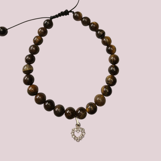 Corazón circonias (Plata 925)