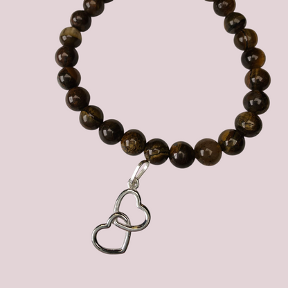 Corazón entrelazado (Plata 925)