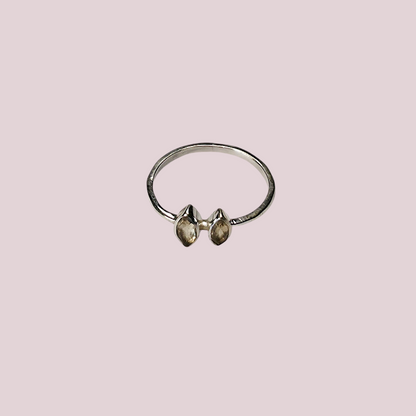 Anillo Citrino Plata 925 (17 mm)