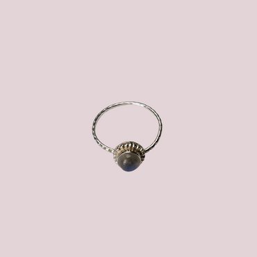Anillo Labradorita Plata 925 (15 mm)