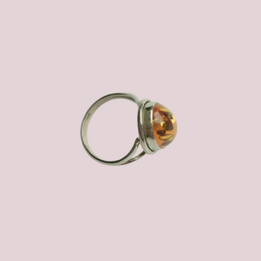Anillo Ambar baltico (plata 925) 18.5mm