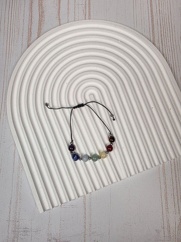 Pulsera 7 chakras ajustable