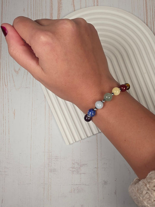 Pulsera 7 chakras ajustable