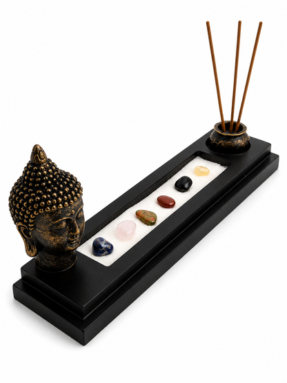 Centro Zen con Buda + kit de piedras