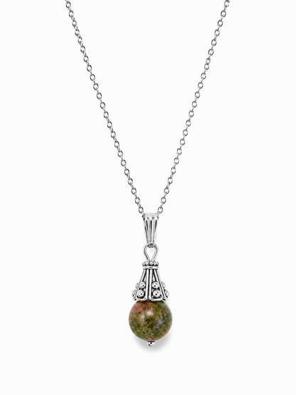 Dije unakita con cadena