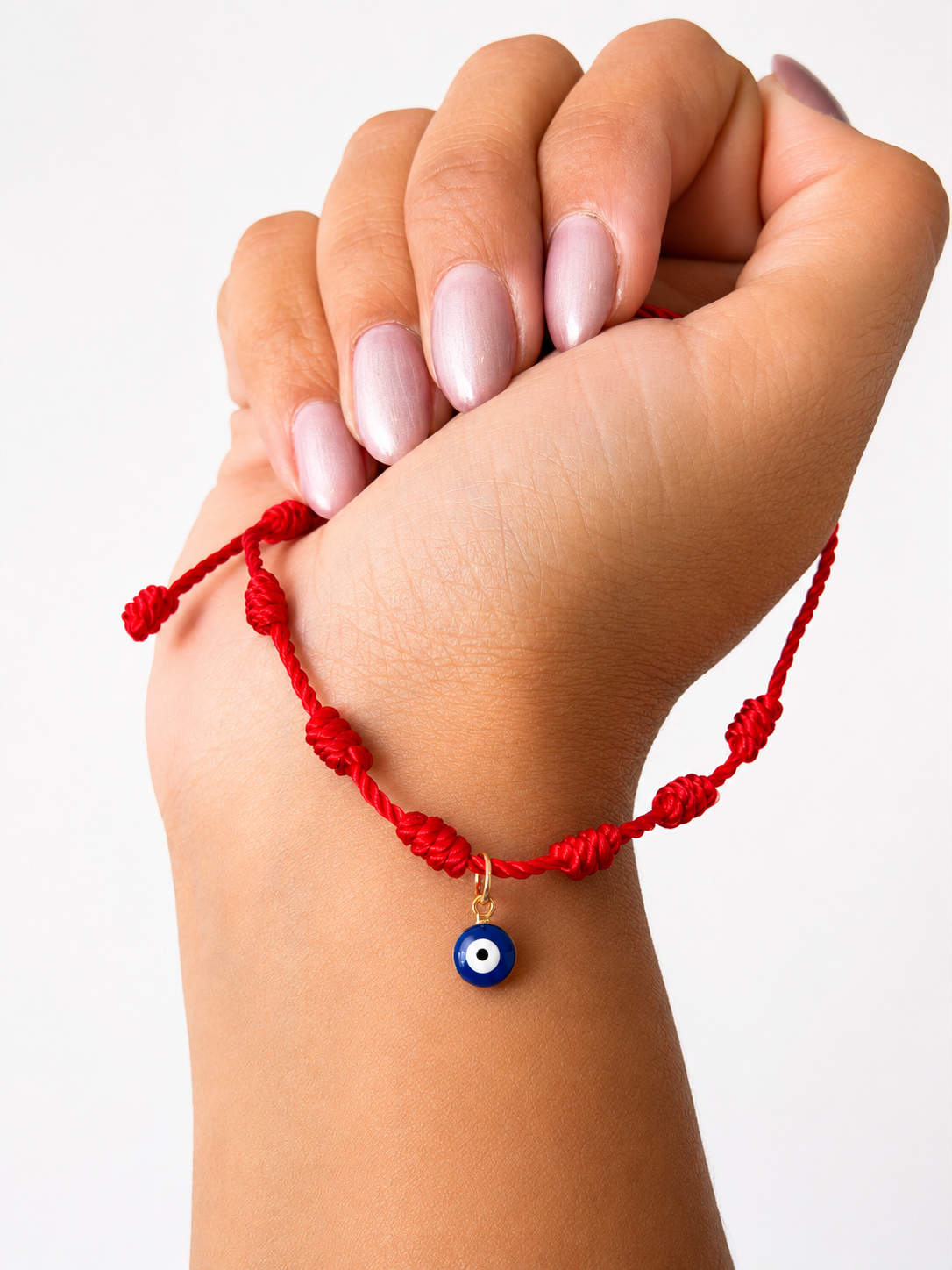 Pulsera 7 nudos con ojo turco