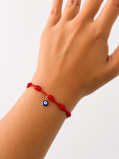 Pulsera 7 nudos con ojo turco