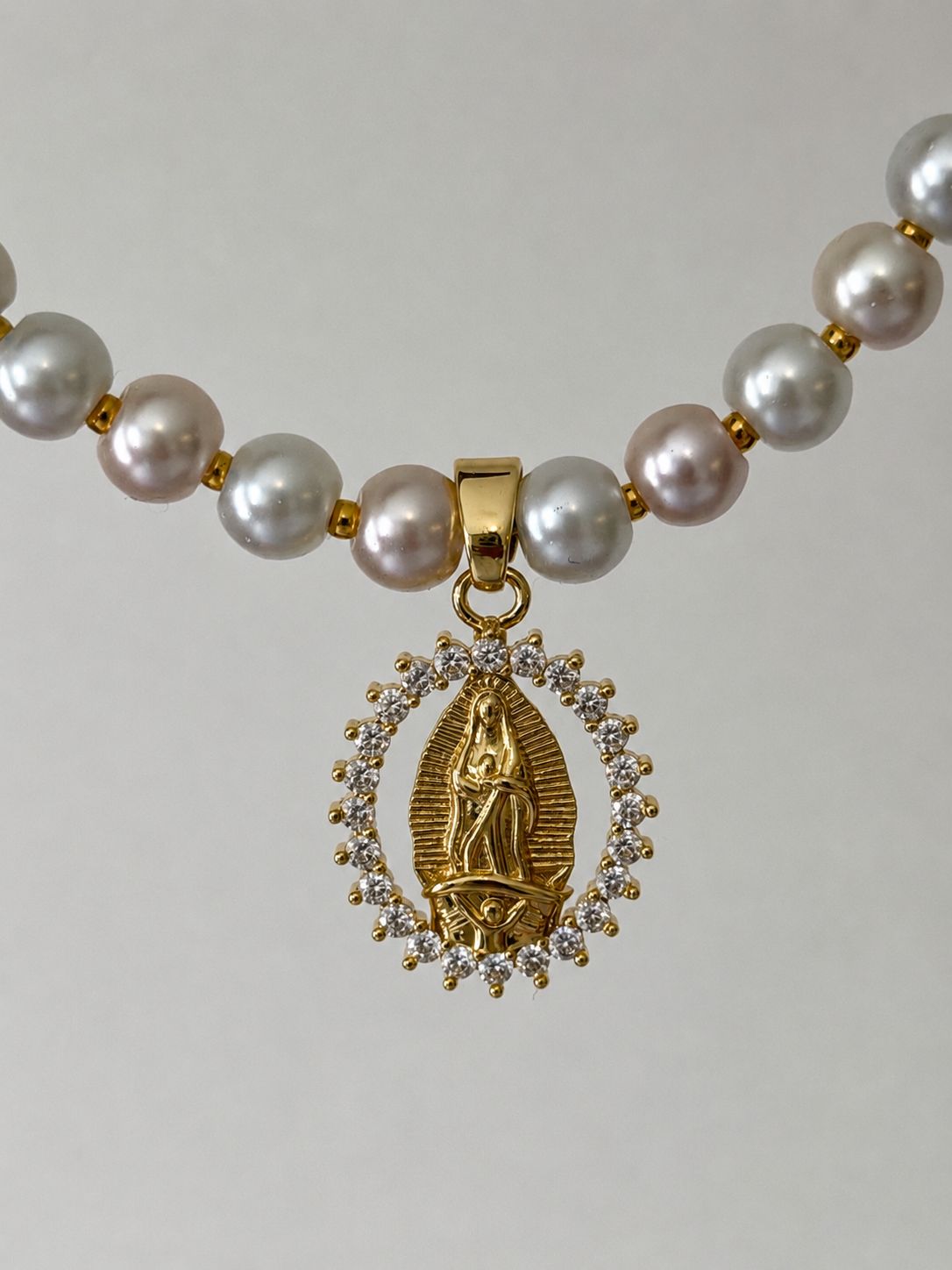 Collar virgen de Guadalupe